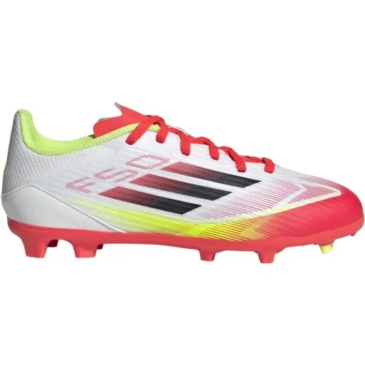 adidas F50 LEAGUE FG/MG J Dětské kopačky, bílá, velikost 36 2/3