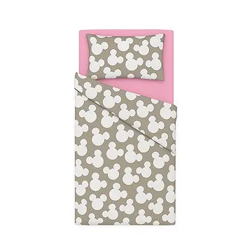 BabyTýpka 3-dílná sada povlečení - Mickey pink  (8594201221378)