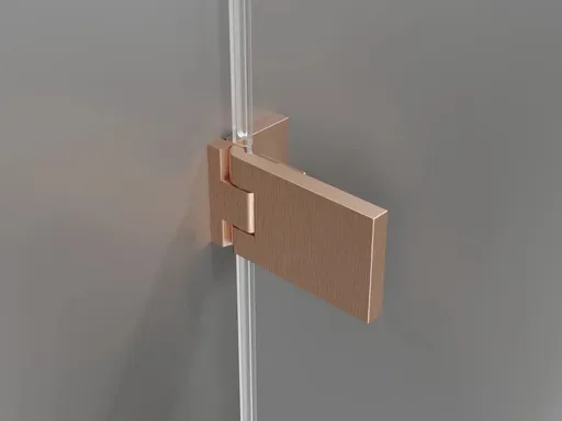 MEXEN LUNAR nástěnné panty levá 2 ks měď kartáčovaná 830-06-65-L