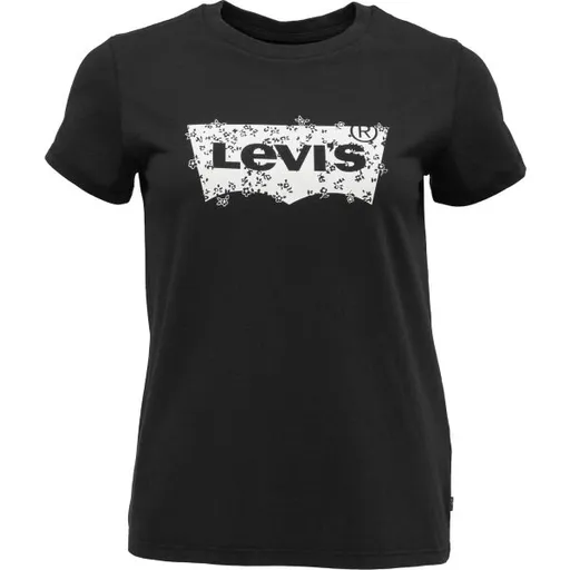 Levi's® THE PERFECT TEE Dámské tričko, černá, velikost