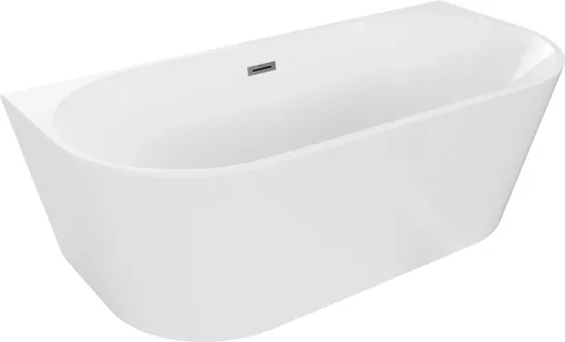 MEXEN OVAL volně stojící vana 160x80, bílá bez krytky přepadu a zátky 52671608000-SS