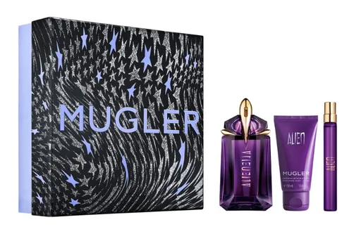 Thierry Mugler Alien - EDP 60 ml (plnitelná) + EDP 10 ml (plnitelná) + tělové mléko 50 ml
