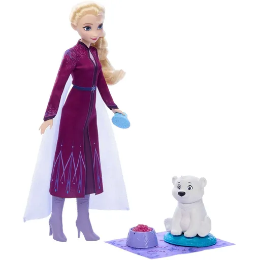 Disney Frozen panenka - Elsa s ledním medvědem