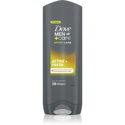 Dove Men+Care Sport sprchový gel na tělo a obličej 250 ml