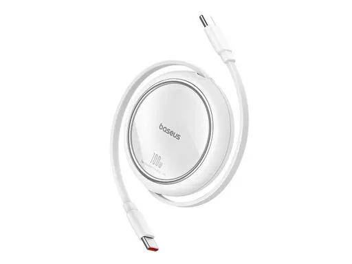 Kabel BASEUS Free2Draw USB-C/USB-C 1m White 100W