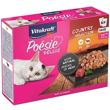 Vitakraft Cat mokré krmivo Poésie Délice Gelee Multipack masový 6 × 85g (4008239398741)