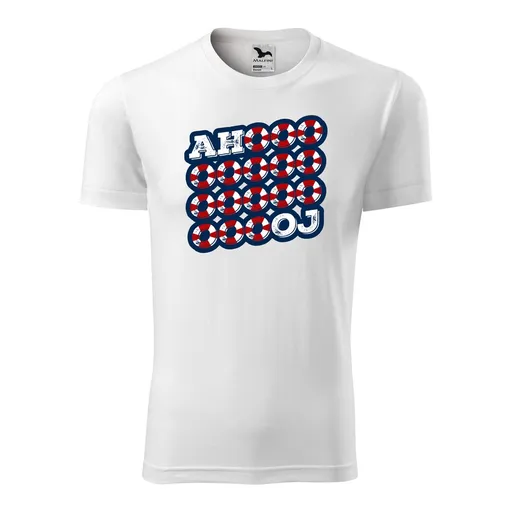Bontis Tričko s potiskem "Ahoooj" - Bílá | S