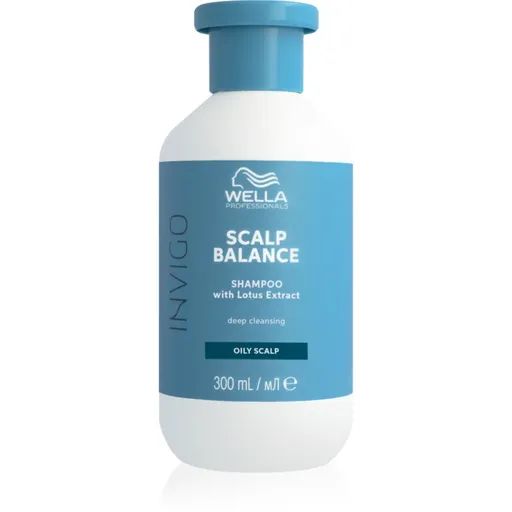 Wella Professionals Invigo Scalp Balance hloubkově čisticí šampon pro mastnou pokožku hlavy 300 ml