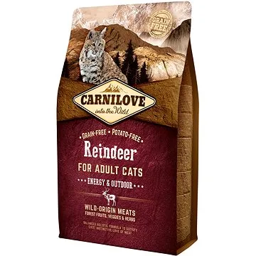 Carnilove reindeer for adult cats – energy