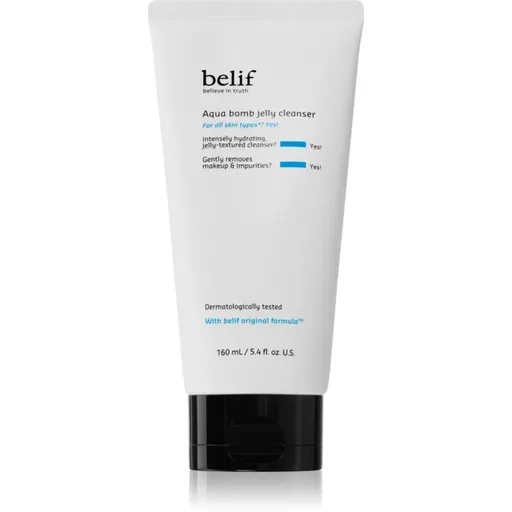 belif Aqua Bomb Jelly Cleanser hydratační čisticí gel se zklidňujícím účinkem 160 ml