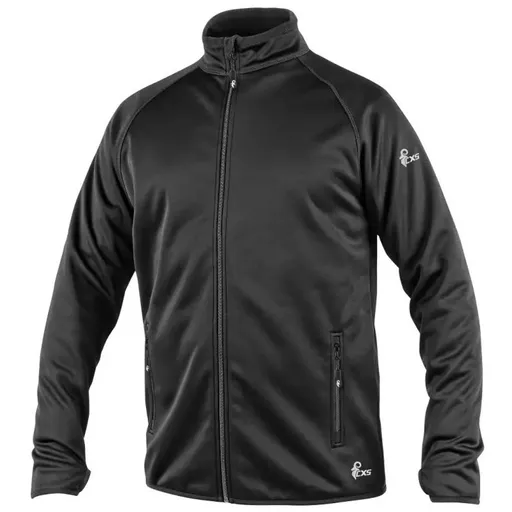 Canis (CXS) Pánská mikina na zip TORONTO - Černá / černá | XL
