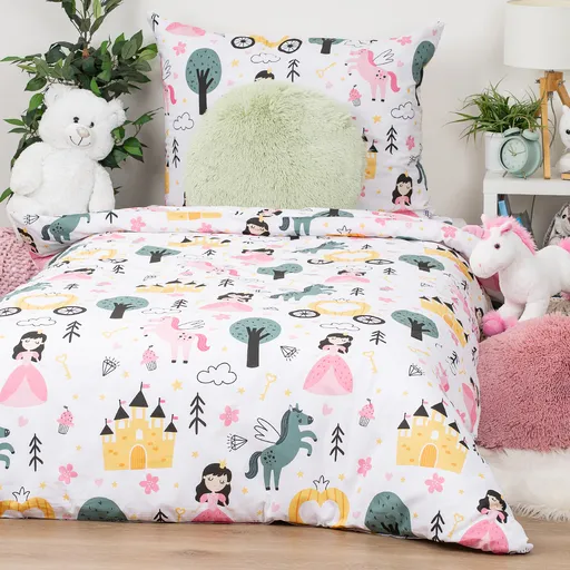 4Home Dětské bavlněné povlečení Fairytale Dream, 140 x 200 cm, 70 x 90 cm