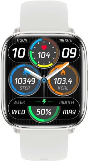 CARNEO Chytré hodinky Carneo Proxima HR+ stříbrné