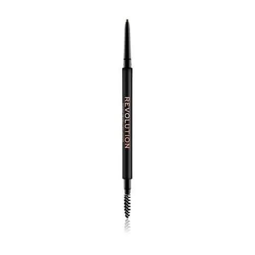 Revolution Precizní tužka na obočí s kartáčkem (Precise Brow Pencil Medium Brown)