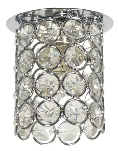 Stropní svítidlo chrom bezbarvé krystalové 40W G9 SK-73