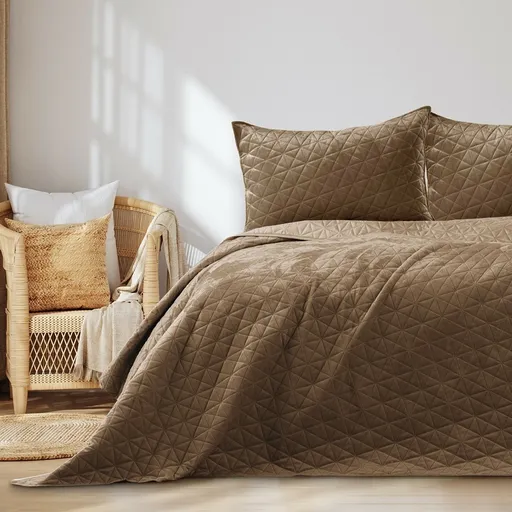 Restilo Přehoz na postel Laila capuccino, 220 x 240 cm