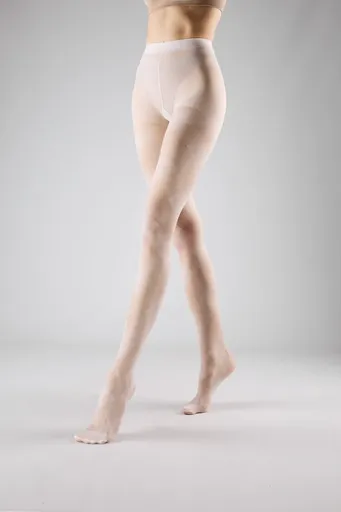 Smetanové vzorované punčochy Twist 2 40 DEN