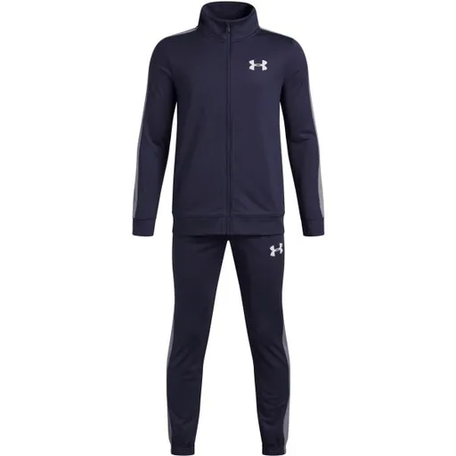 Under Armour KNIT TRACK SUIT Chlapecká sportovní souprava, tmavě modrá, velikost L
