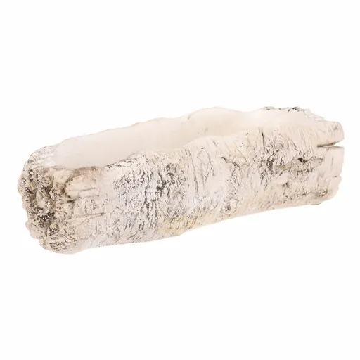 Obal na květiny - truhlík, imitace břízy, 24 x 10 x 7 cm, 24 cm