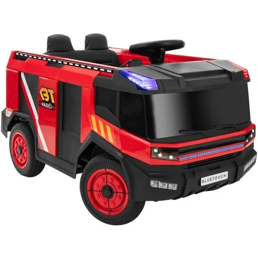BLUETOUCH FIRE ENGINE Elektrický hasičský vůz se stříkačkou, červená, velikost