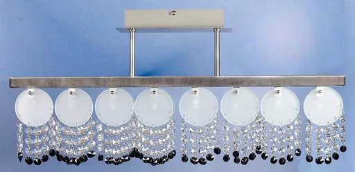 Stropní svítidlo Luxor Ampla 8*10W G4 nikl