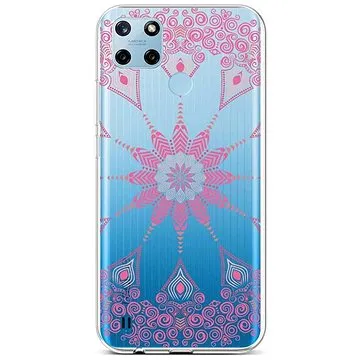 TopQ Kryt Realme C25Y silikon Pink Mandala 70600 (Sun-70600)