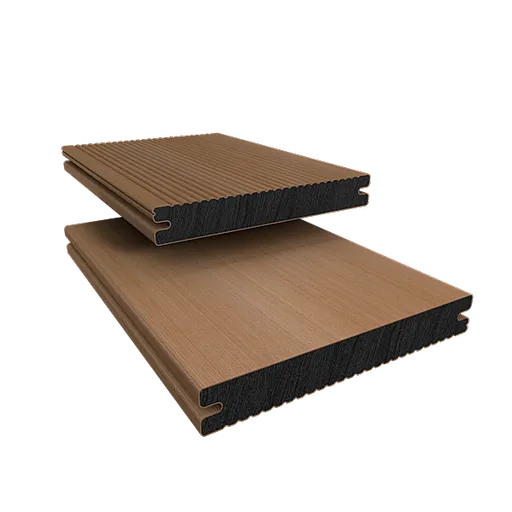 DECEUNINCK Terasové prkno Deceuninck TWINSON Character Massive plné 9360, Vlašský ořech 522 20 x 140 x 4000 mm