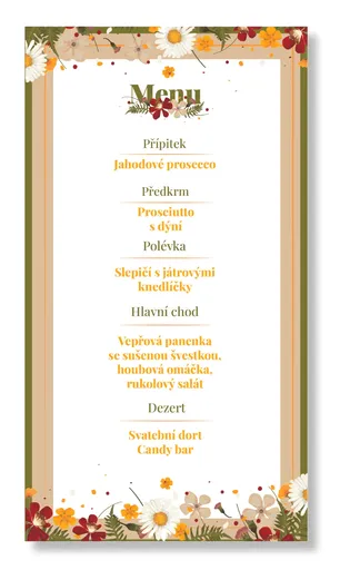 Personal Menu - Rozkvetlá louka Zvolte množství: od 11 ks do 30 ks
