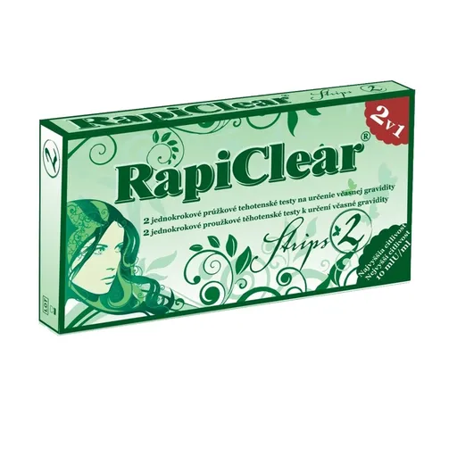 Rapiclear Strip 2v1 těhotenský test 2 ks