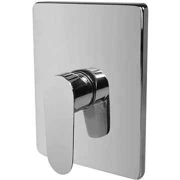 Mereo Sprchová podomítková baterie bez přepínače, Viana, Mbox, hranatý kryt, chrom