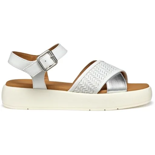 Geox D CAMALEI F Dámské sandály, bílá, velikost