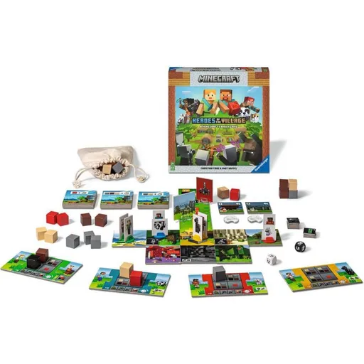 Ravensburger hry 209361 Minecraft Heroes of the Village