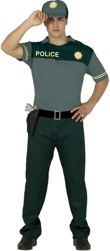 Guirca Pánský kostým - Policista Velikost - dospělý: L