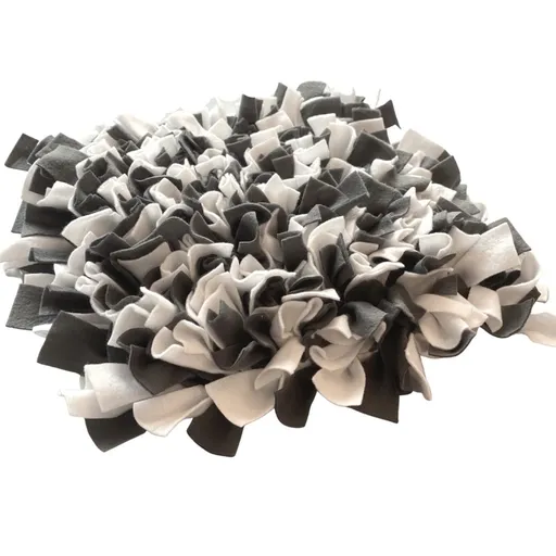 Čmuchacíkoberečky.cz® Čmuchací kobereček extra hustý ŠEDO-BÍLÝ 143/30X2