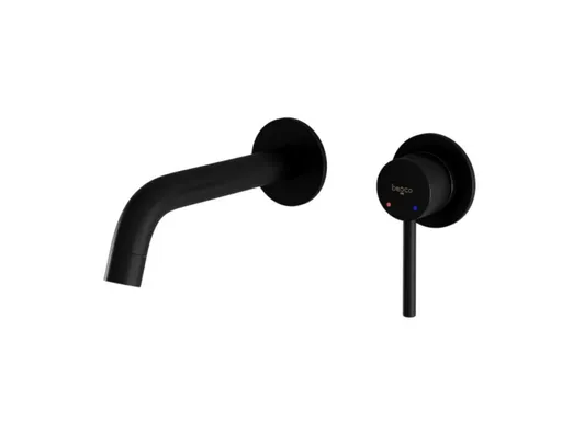 BESCO Podomítková umyvadlová baterie ILLUSION Černá BABUISCZ