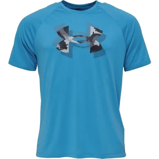 Under Armour TECH PRINT FILL Pánské tričko, modrá, velikost
