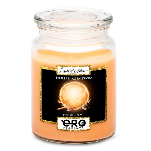 Svíčka Nejlepší kosmetička pod sluncem (Vůně svíčky: Tropické ovoce)