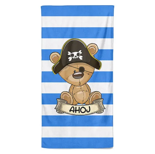 Osuška Ahoj – medvidek (Velikost osušky: 70x140cm)