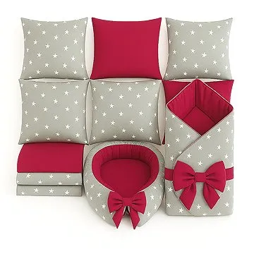 BabyTýpka Sada L  Stars fuchsie (8594201221071)