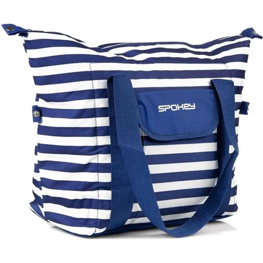Spokey SAN REMO Termo taška, pruhy - námořnická modrá
