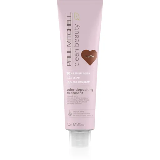 Paul Mitchell Clean Beauty Color Depositing Treatment vyživující maska pro barvené vlasy odstín Truffle 150 ml