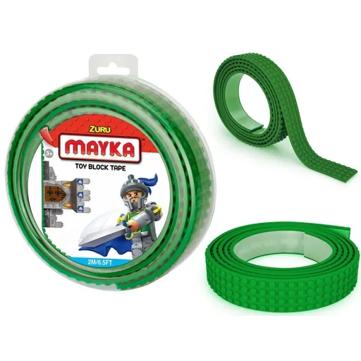 Mayka stavebnicová páska velká 2m tmavě zelená
