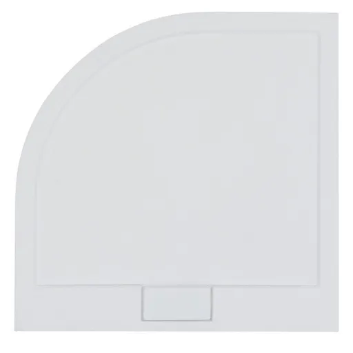 BESCO Čtvrtkruhová sprchová vanička AXIM Rozměr A 80, Rozměr B 80 VANKAXIM80BBR55