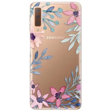 iSaprio Leaves and Flowers pro Samsung Galaxy A7 (2018) (leaflo-TPU2_A7-2018)