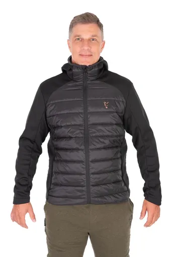 Fox bunda collection hybrid jacket black orange - m