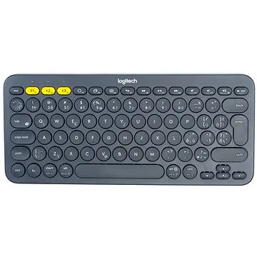 Logitech Bluetooth Multi-Device Keyboard K380, temně šedá - CZ/SK (920-007582_CZ)