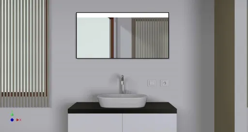 HOPA Zrcadlo s LED osvětlením METUJE Rozměr A 120, Rozměr B 3.5, Rozměr C 60 ZRPITR6012