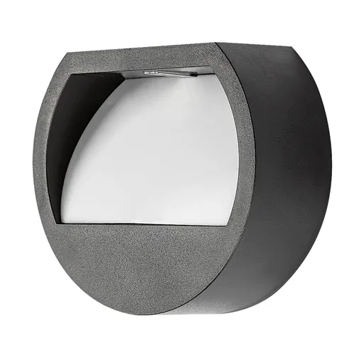 Rabalux Černé schodišťové solární LED svítidlo Narmada 0,5W IP44 77004