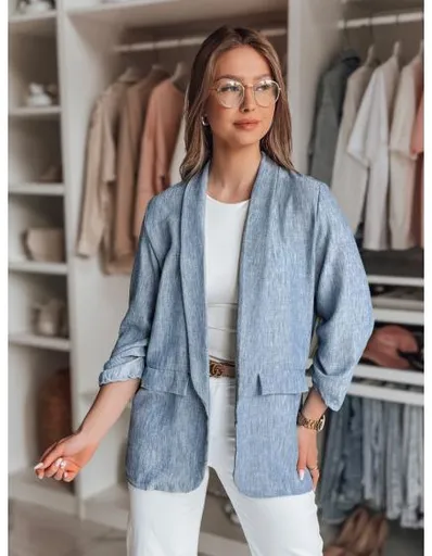 Dámské oversize sako SOFT LOVE tmavě modrá