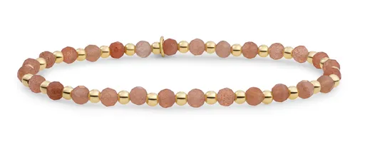 Sparkling Jewels Korálkový náramek se slunečním kamenem SBG-GEM58-3MM-MIX